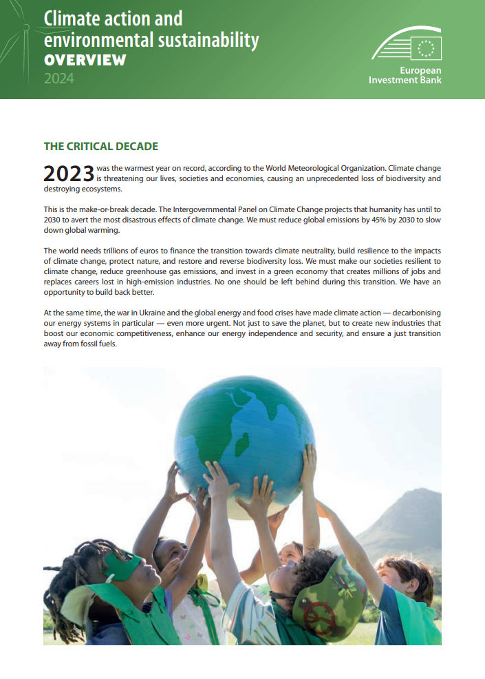 Climate Action and Environmental Sustainability: Overview 2024